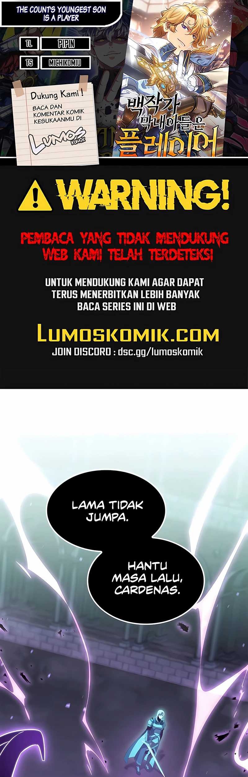Baca Komik The Count’s Youngest Son Is A Player! Chapter 86 Gambar 1