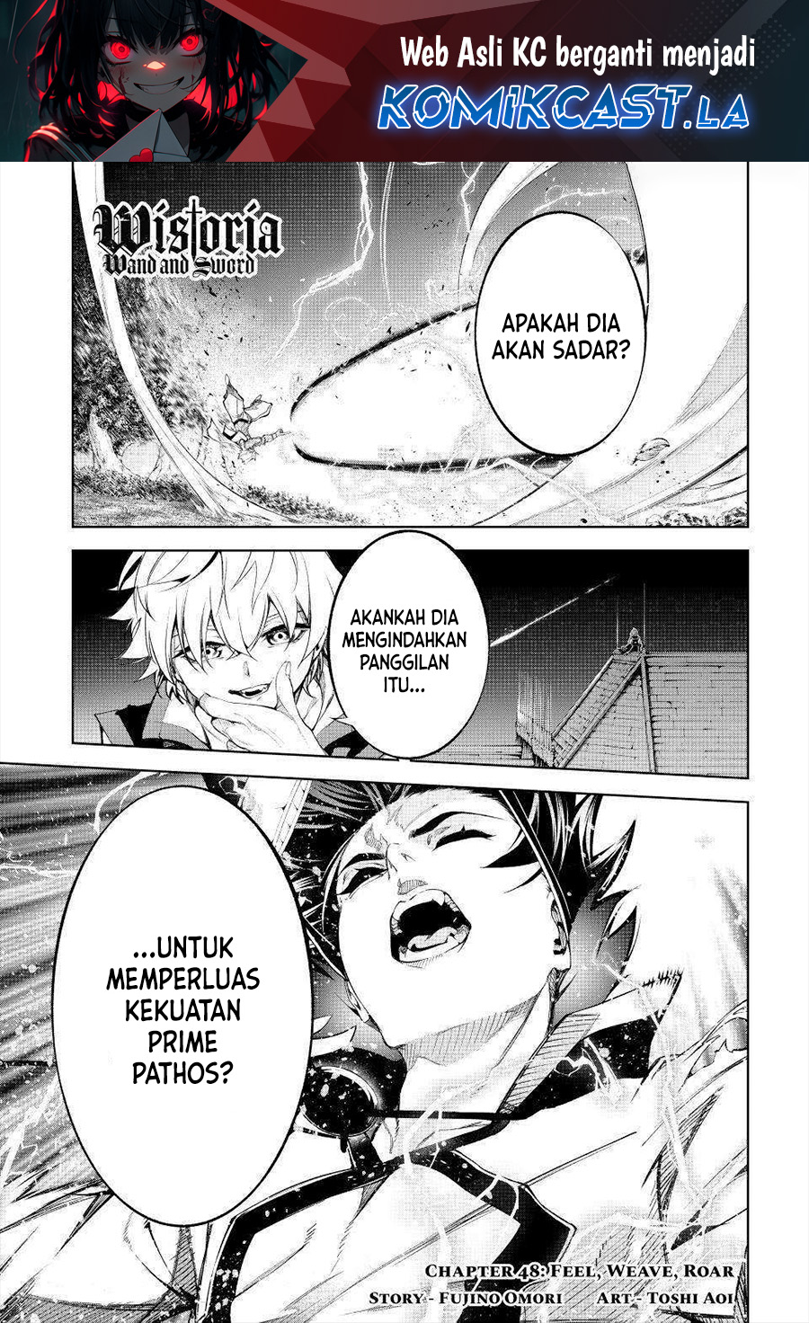 Baca  Tsue to Tsurugi no Wistoria Chapter 48 Gambar 2