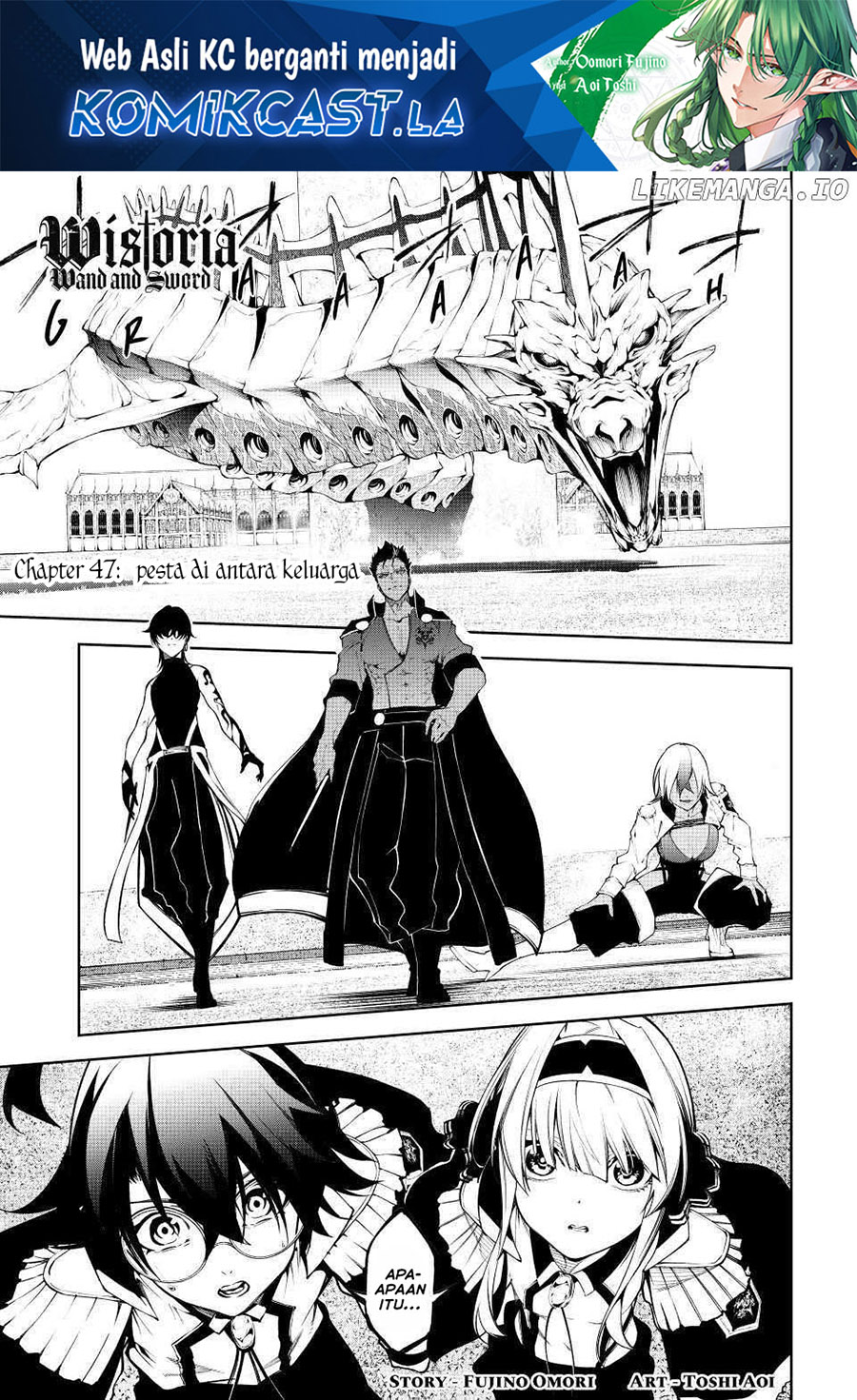 Baca  Tsue to Tsurugi no Wistoria Chapter 47 Gambar 2