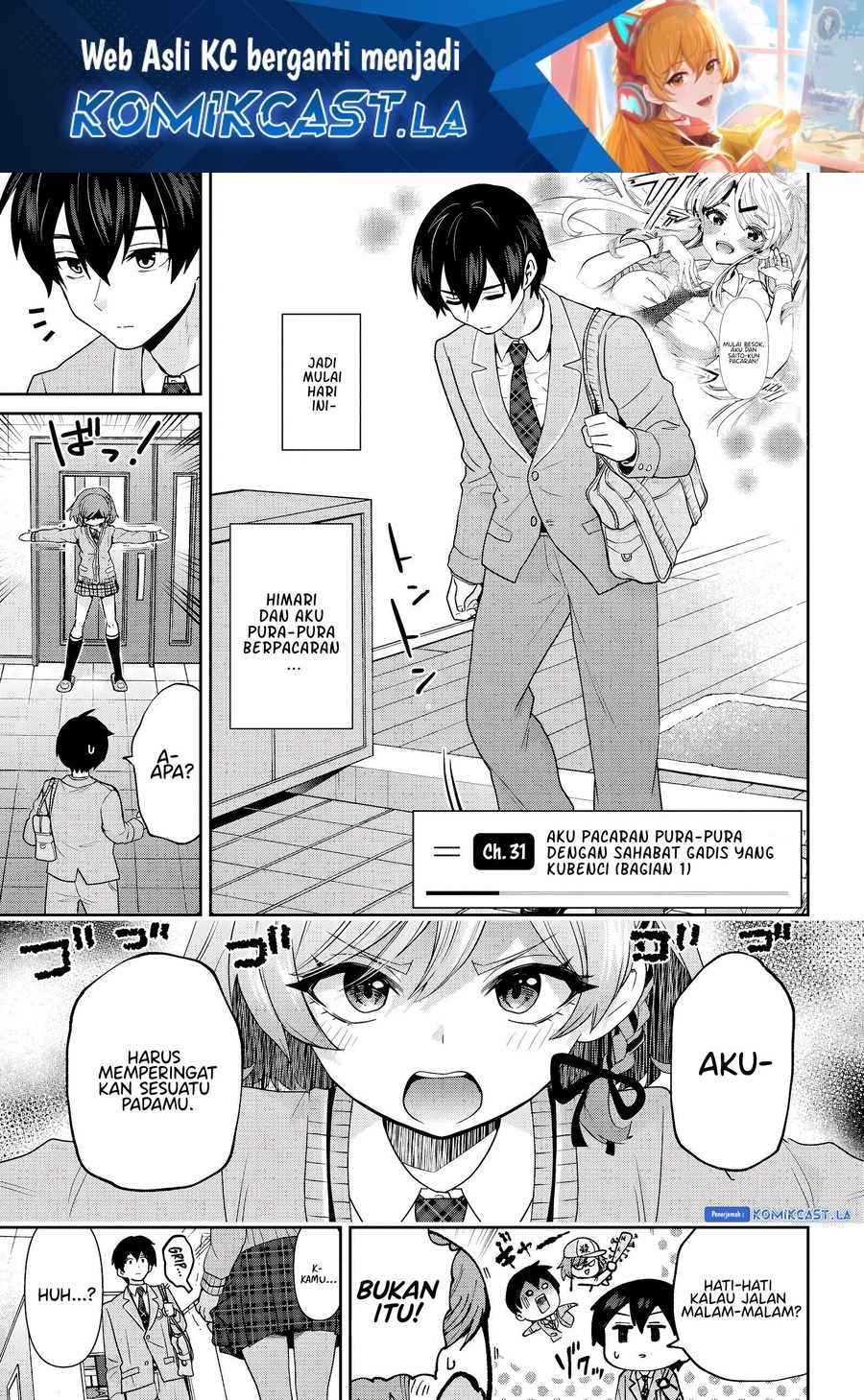 Baca Kurasu no Daikirai na Joshi to Kekkon Suru Koto ni Natta Chapter 31 Gambar 2