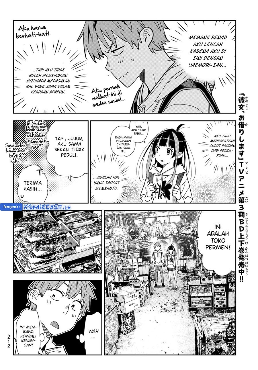 Kanojo Okarishimasu Chapter 334 Gambar 8