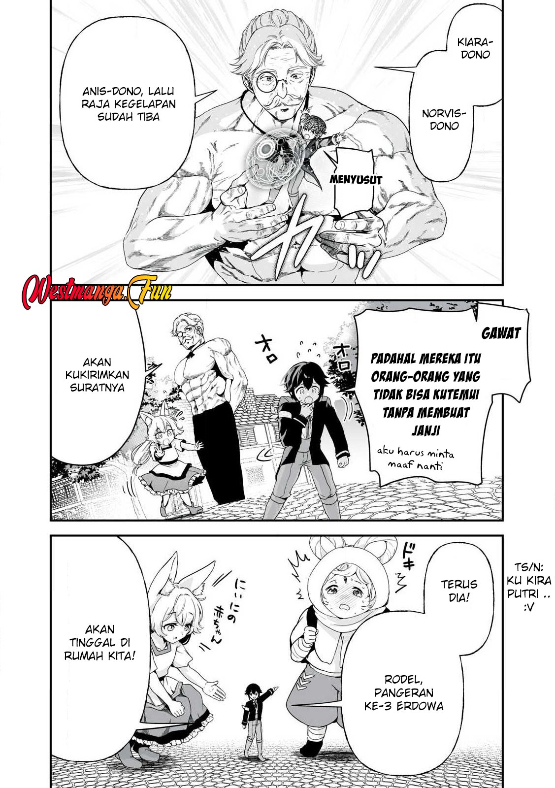 Tensei Kizoku no Bannou Kaitaku Kara ~”Kakudai & Shukushou” Sukiru o Tsukatte Itara Saikyou Ryouchi ni Narimashita~ Chapter 44 Gambar 3