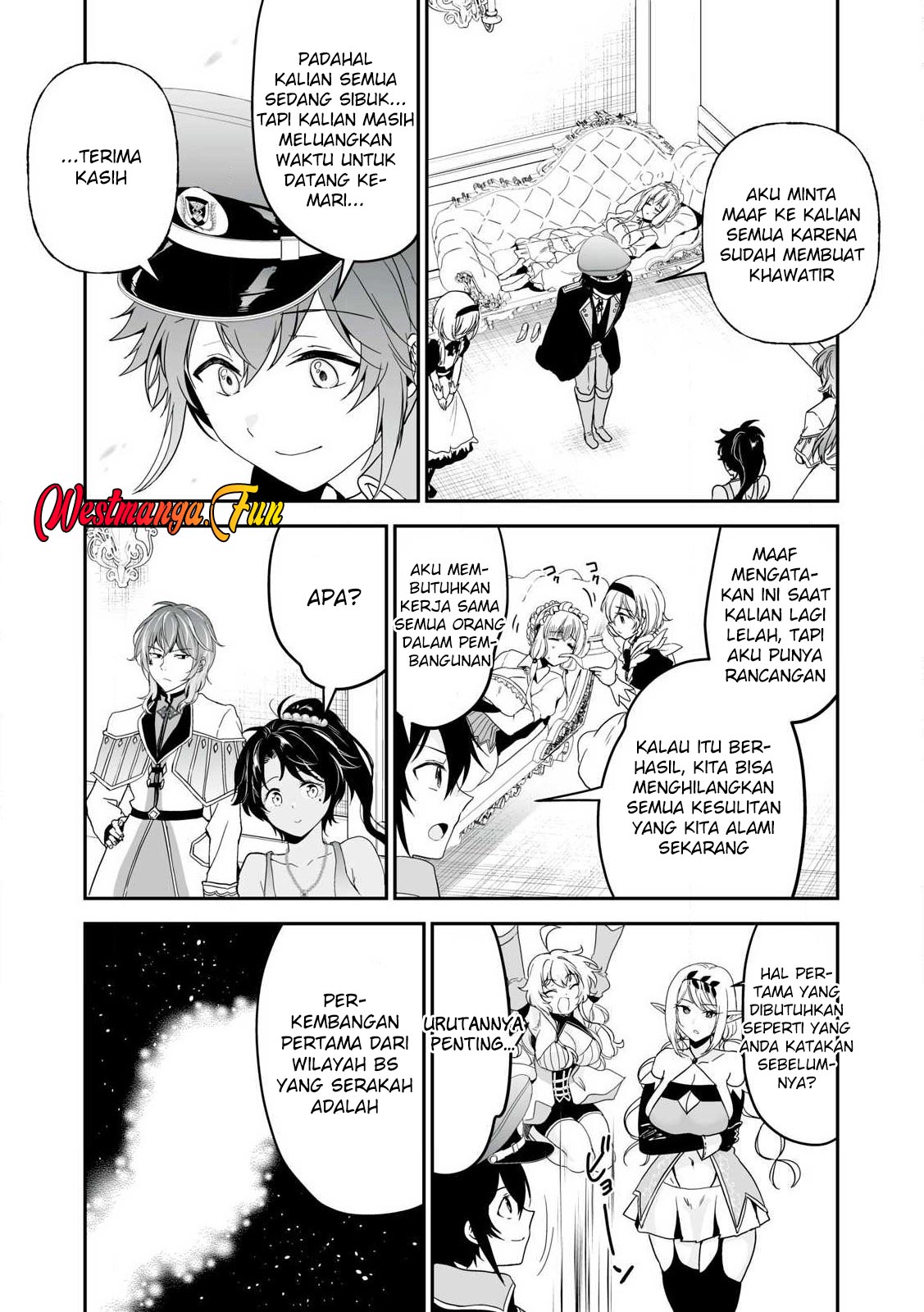 Tensei Kizoku no Bannou Kaitaku Kara ~”Kakudai & Shukushou” Sukiru o Tsukatte Itara Saikyou Ryouchi ni Narimashita~ Chapter 44 Gambar 32