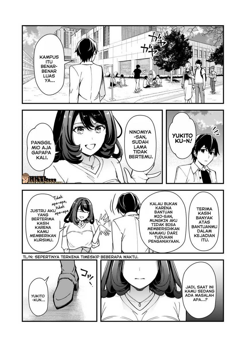 Baca Ore ni Trauma wo Ataeta Joshi-tachi ga Chirachira Mitekuru kedo, Zannen desu ga Teokure desu Chapter 19.1 Gambar 2