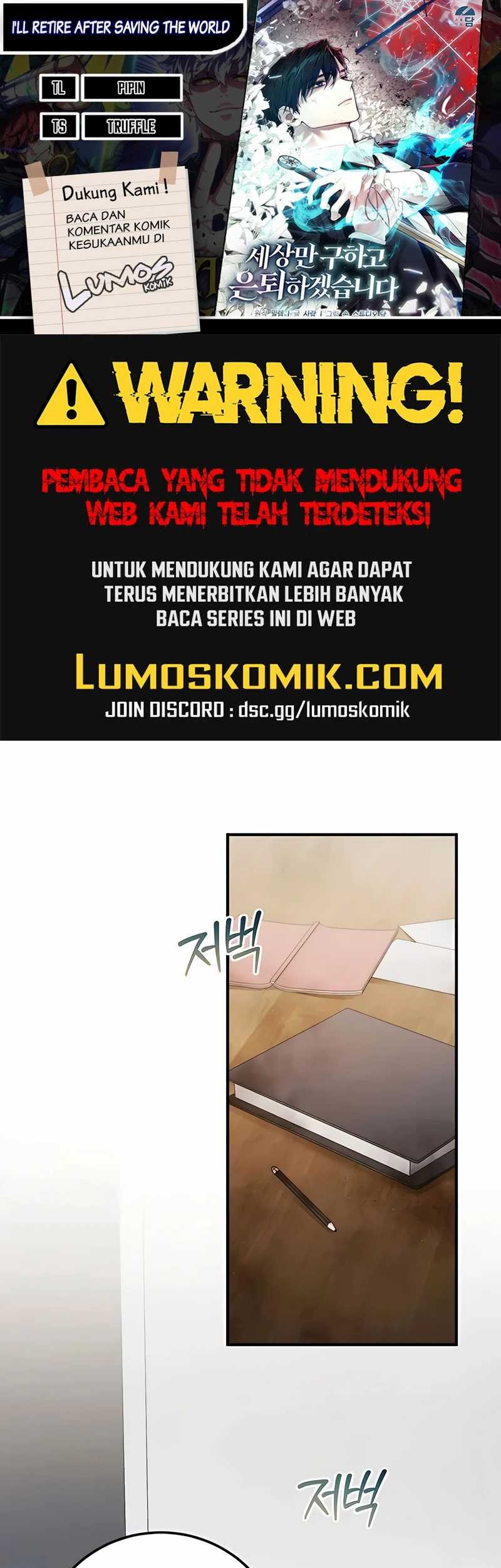 Baca Komik I’ll Retire After Saving the World Chapter 47 Gambar 1