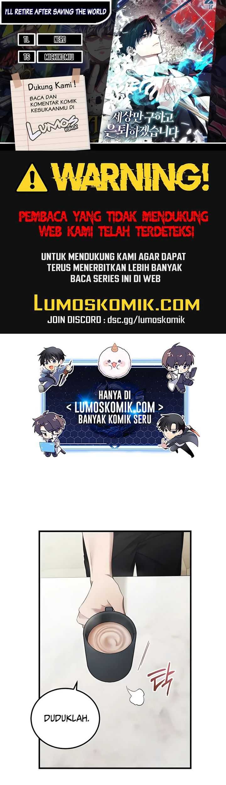 Baca Komik I’ll Retire After Saving the World Chapter 46 Gambar 1