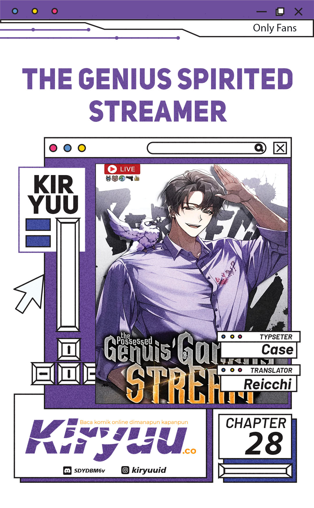 Baca Komik The Possessed Genius’ Gaming Stream Chapter 28 Gambar 1