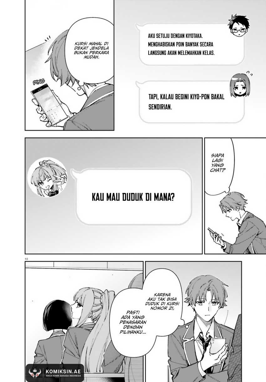 Youkoso Jitsuryoku Shijou Shugi no Kyoushitsu e: 2-nensei-hen Chapter 19.7 Gambar 19