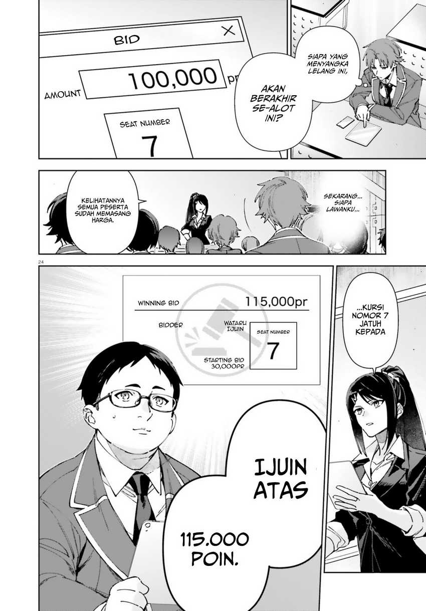 Youkoso Jitsuryoku Shijou Shugi no Kyoushitsu e: 2-nensei-hen Chapter 19.7 Gambar 25