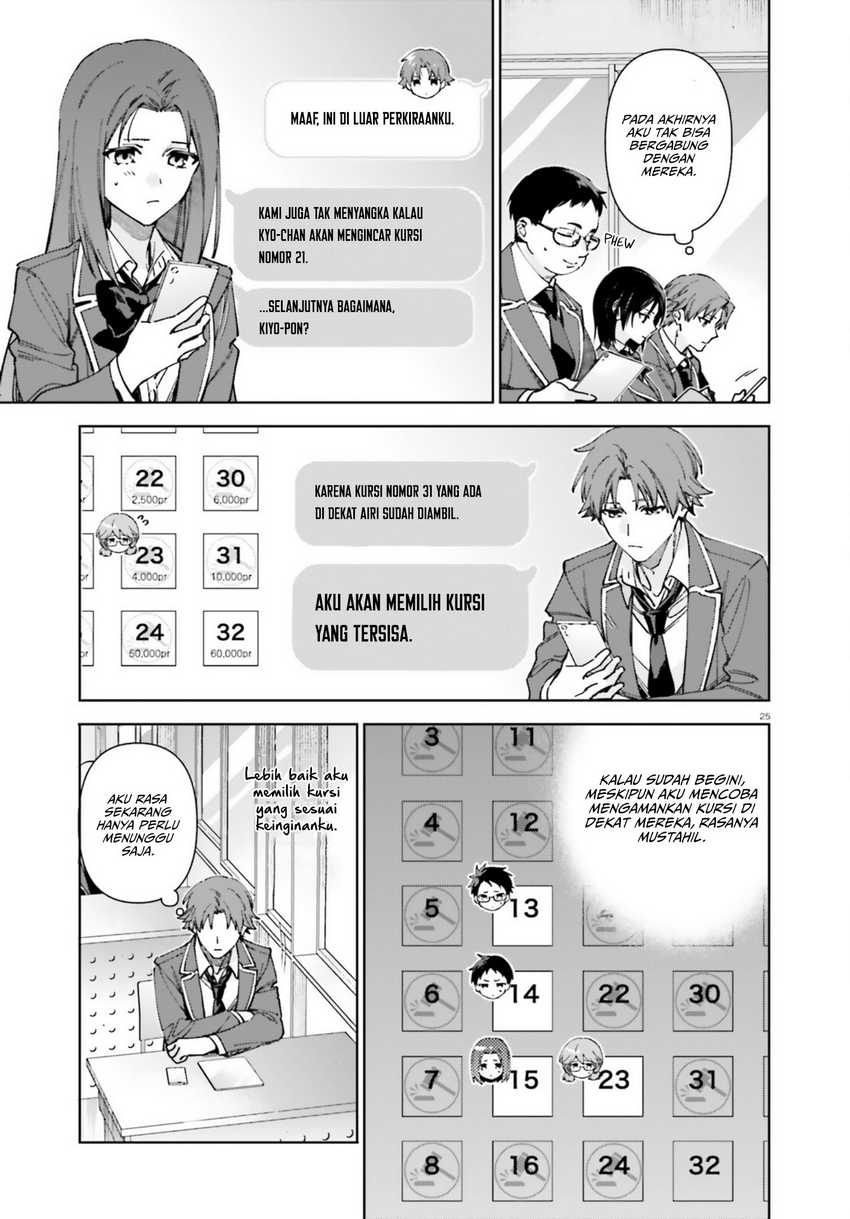 Youkoso Jitsuryoku Shijou Shugi no Kyoushitsu e: 2-nensei-hen Chapter 19.7 Gambar 26