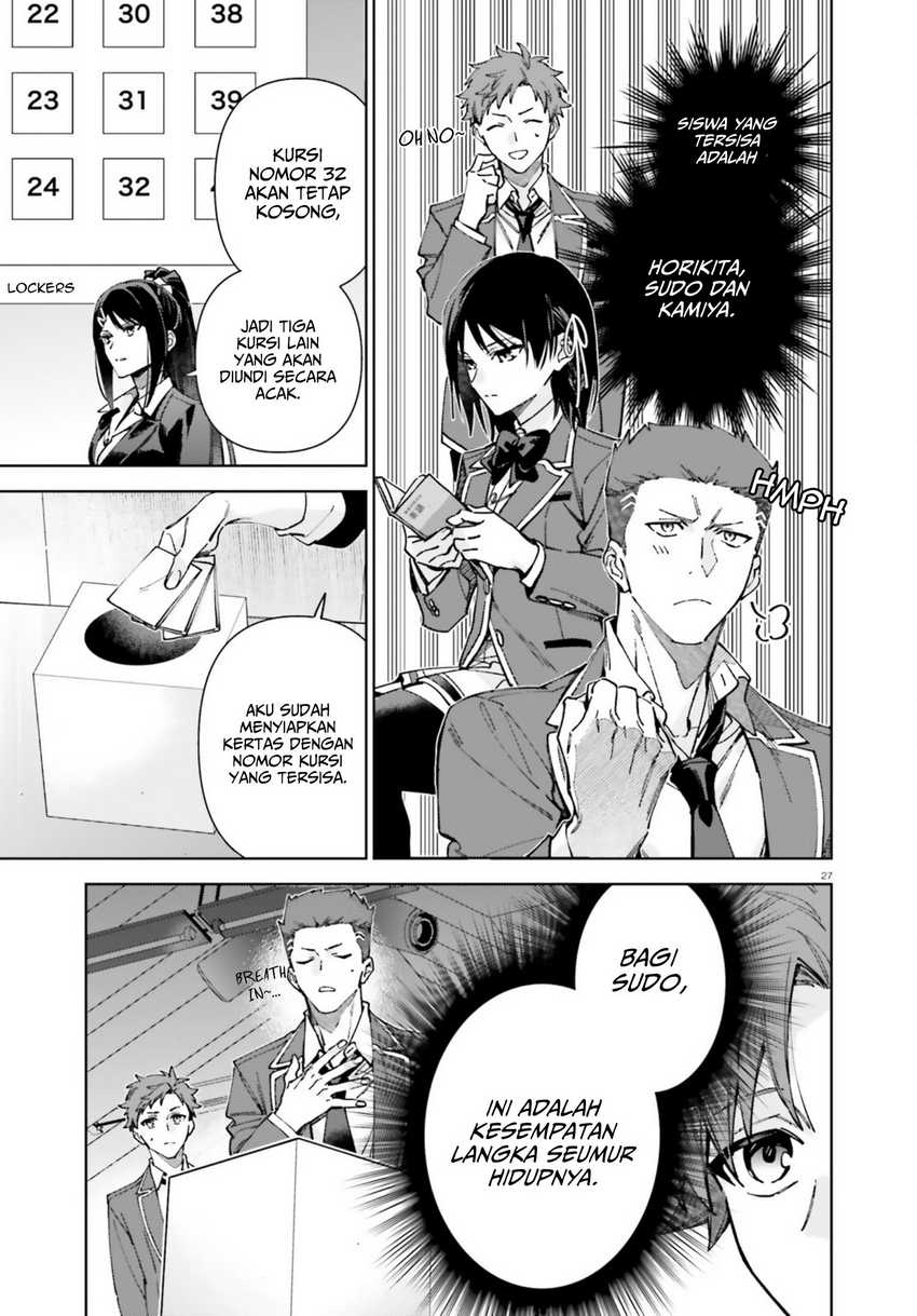 Youkoso Jitsuryoku Shijou Shugi no Kyoushitsu e: 2-nensei-hen Chapter 19.7 Gambar 28