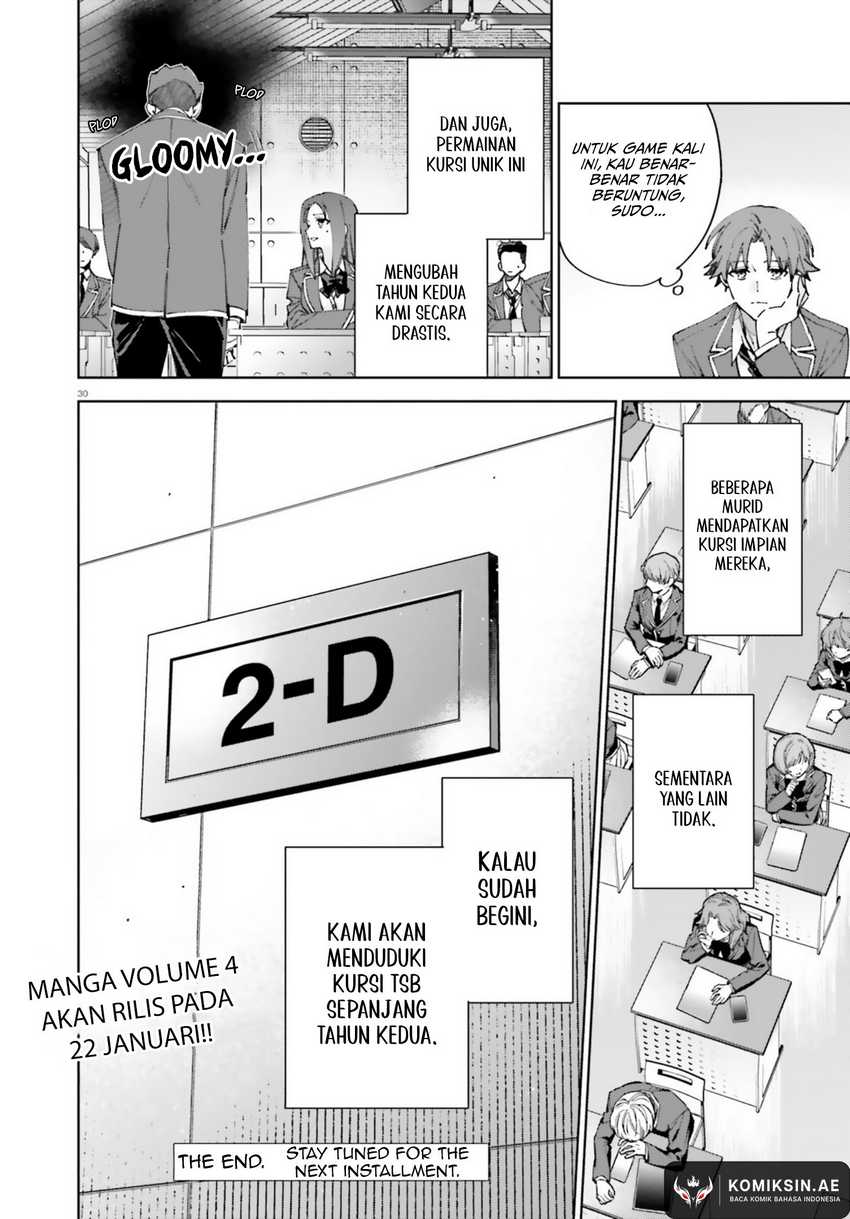 Youkoso Jitsuryoku Shijou Shugi no Kyoushitsu e: 2-nensei-hen Chapter 19.7 Gambar 31