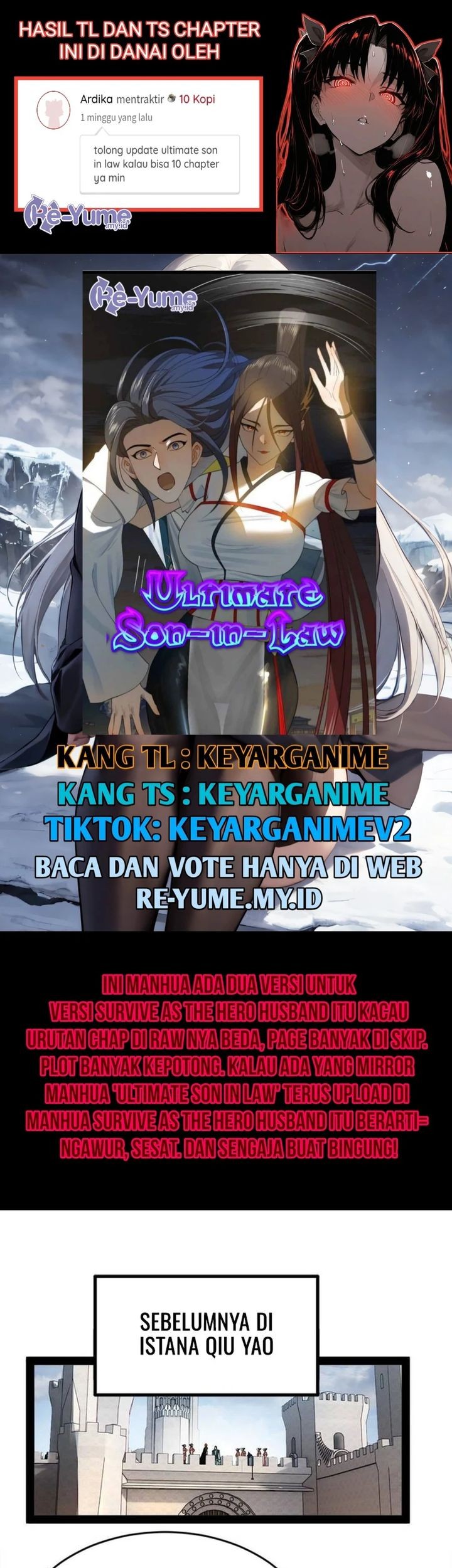 Baca Komik Survive As The Hero’s Husband Chapter 164 Gambar 1