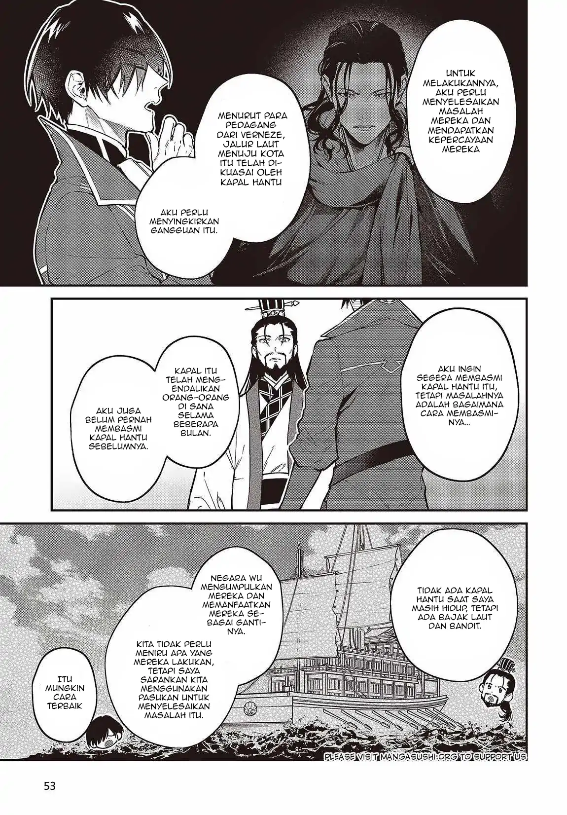 Realist Maou Niyoru Seiiki Naki Isekai Kaikaku Chapter 49 Gambar 16