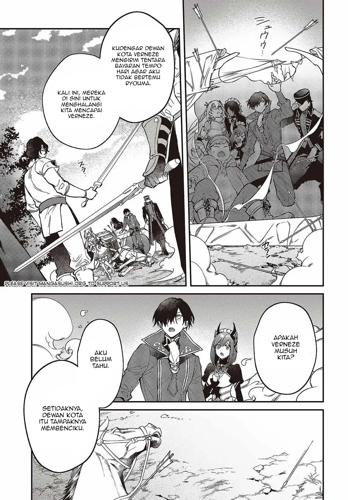 Realist Maou Niyoru Seiiki Naki Isekai Kaikaku Chapter 49 Gambar 26