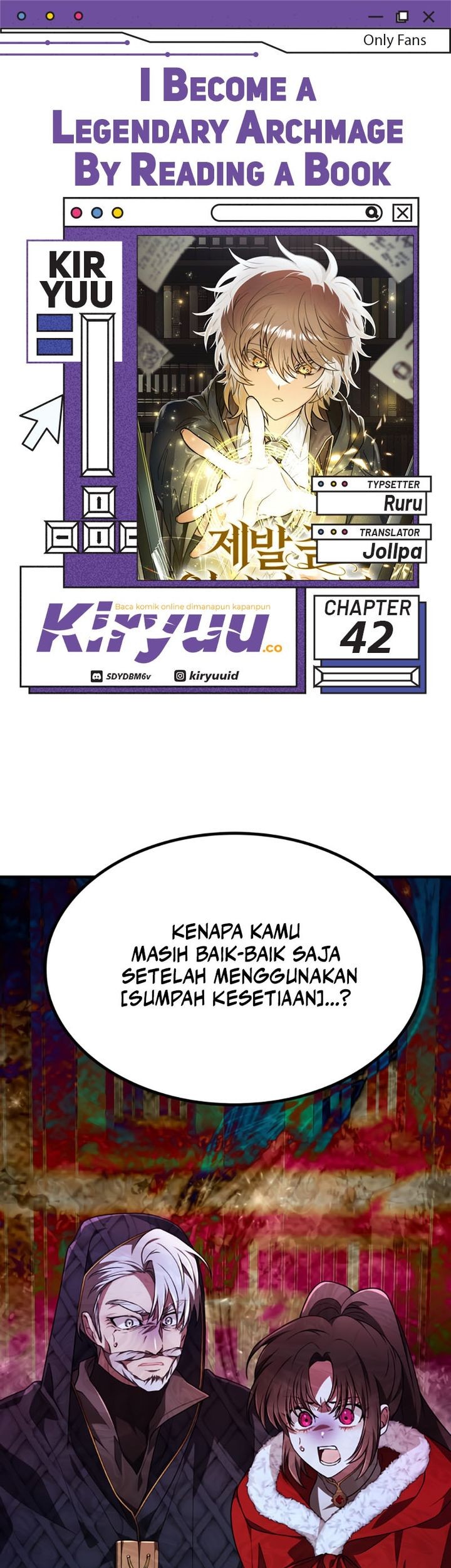 Baca Komik I Become a Legendary ArchMage by Reading a Book Chapter 42 Gambar 1