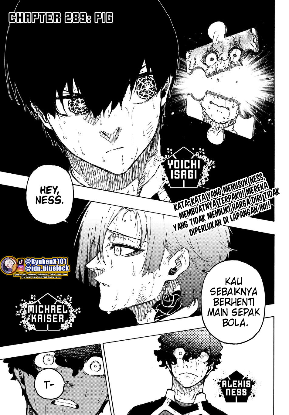 Baca Komik Blue Lock Chapter 289 Gambar 1