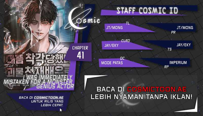Baca Komik I Was Immediately Mistaken for a Monster Genius Actor Chapter 41 Gambar 1