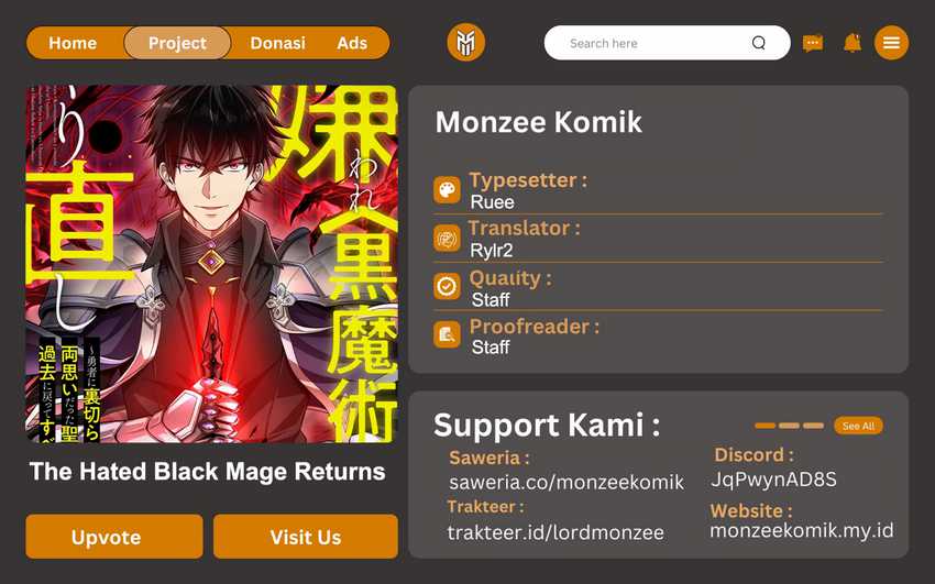 Baca Komik The Hated Black Mage Returns Chapter 16 Gambar 1