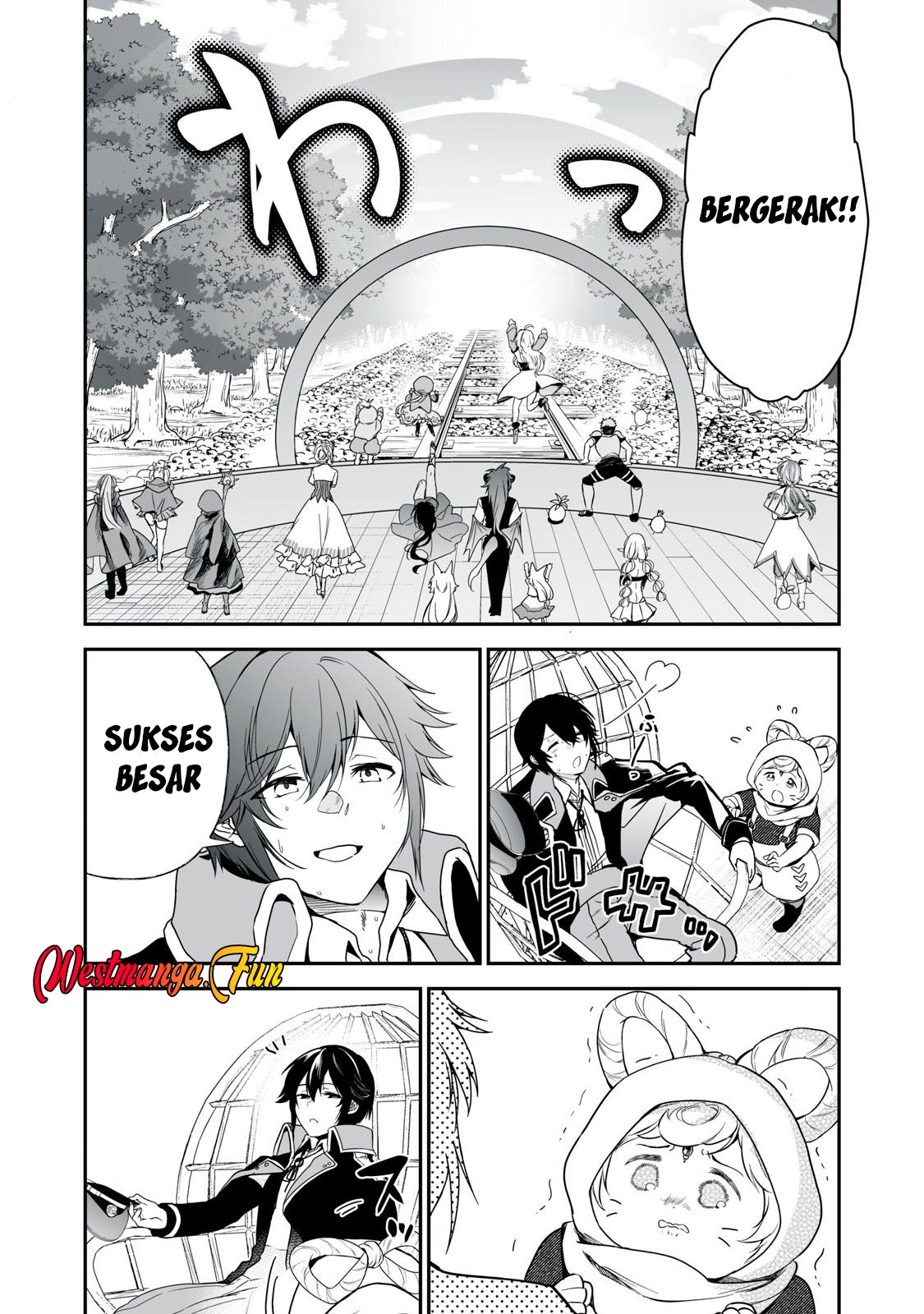 Tensei Kizoku no Bannou Kaitaku Kara ~”Kakudai & Shukushou” Sukiru o Tsukatte Itara Saikyou Ryouchi ni Narimashita~ Chapter 45 Gambar 25