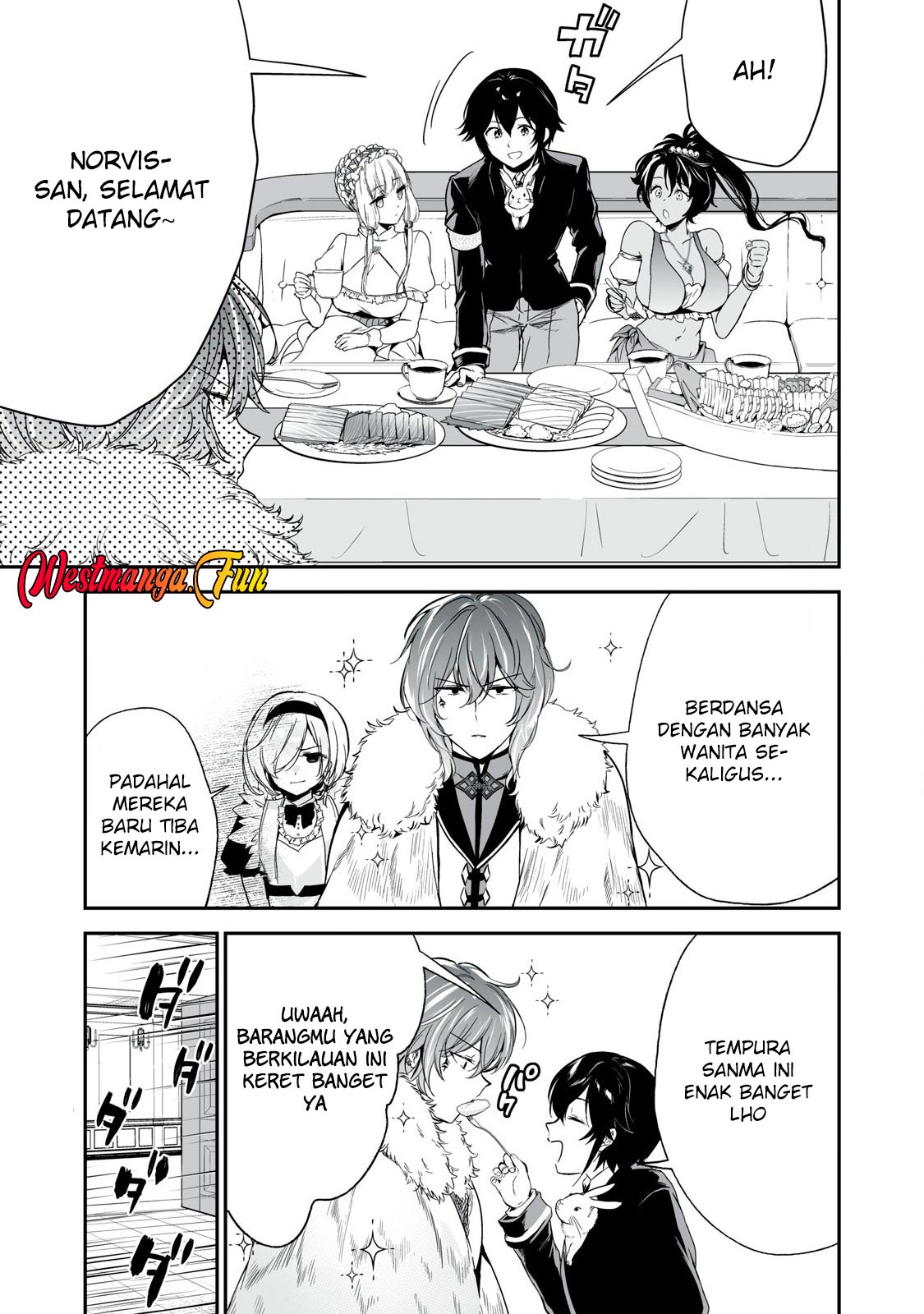 Tensei Kizoku no Bannou Kaitaku Kara ~”Kakudai & Shukushou” Sukiru o Tsukatte Itara Saikyou Ryouchi ni Narimashita~ Chapter 45 Gambar 34