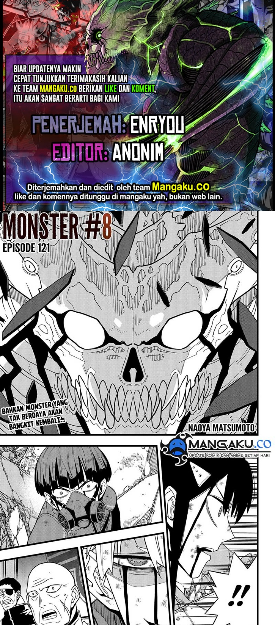 Baca Komik 8Kaijuu Chapter 121 Gambar 1
