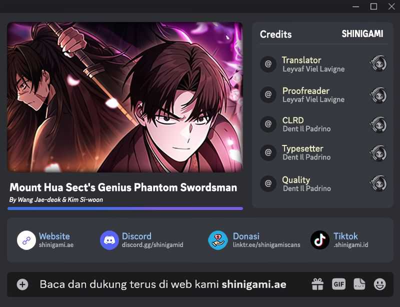 Baca Komik Mount Hua Sect’s Genius Phantom Swordsman Chapter 02 Gambar 1