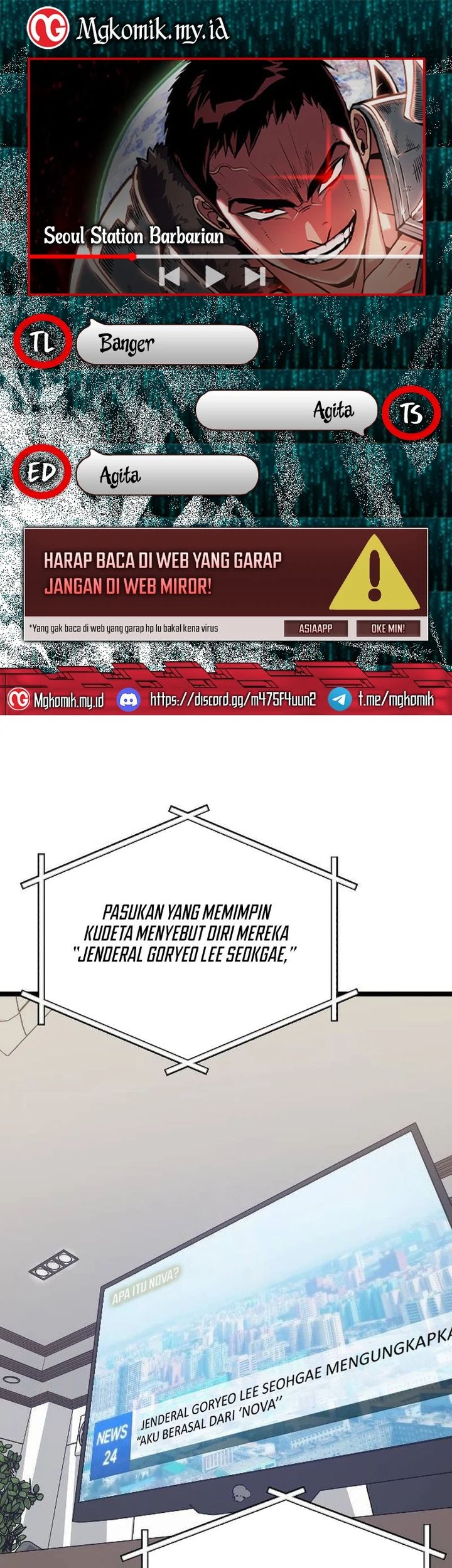 Baca Komik The Barbarian of Seoul Station Chapter 18 Gambar 1