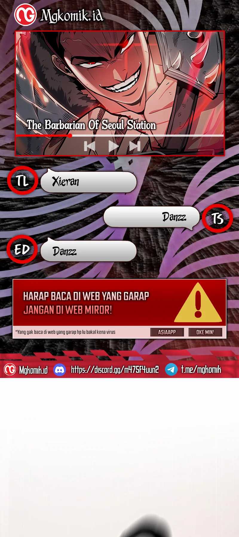 Baca Komik The Barbarian of Seoul Station Chapter 01 Gambar 1