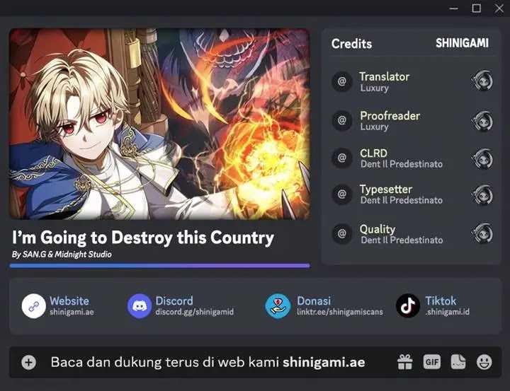 Baca Komik I’m Going To Destroy This Country Chapter 03 Gambar 1
