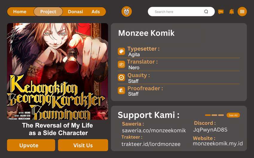 Baca Komik The Reversal of My Life as a Side Character Chapter 42 Gambar 1