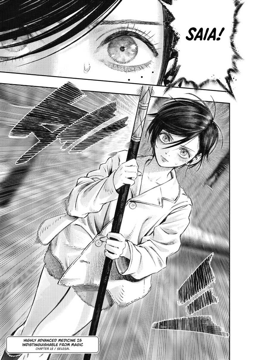 Koudou ni Hattatsu Shita Igaku wa Mahou to Kubetsu ga Tsukanai Chapter 15 Gambar 43