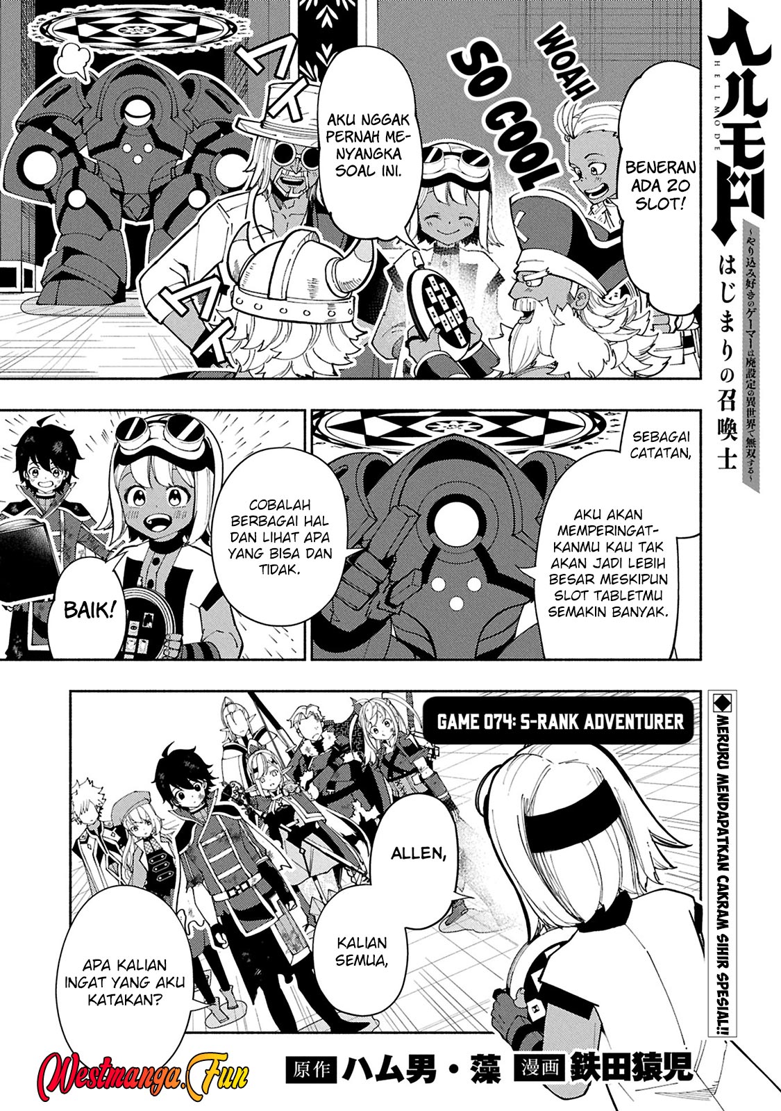 Baca Hell Mode: Yarikomi Suki no Gamer wa Hai Settei no Isekai de Musou Suru Chapter 74 Gambar 2