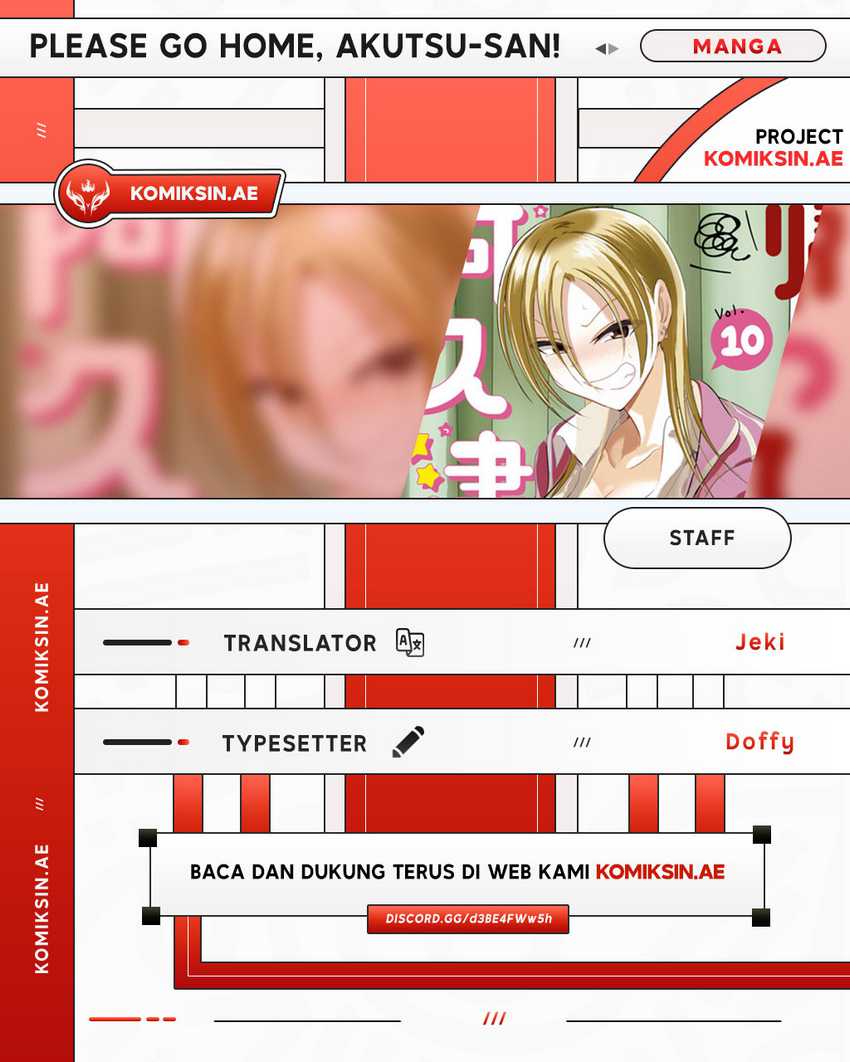 Baca Komik Please Go Home, Akutsu-san! Chapter 189.3 Gambar 1