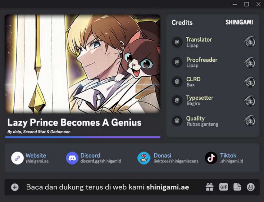 Baca Komik Lazy Prince Becomes a Genius Chapter 137 Gambar 1