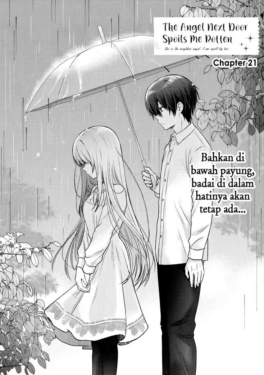 Baca Komik Otonari no Tenshi-sama ni Itsunomanika Dame Ningen ni Sareteita Ken Chapter 21.1 Gambar 1