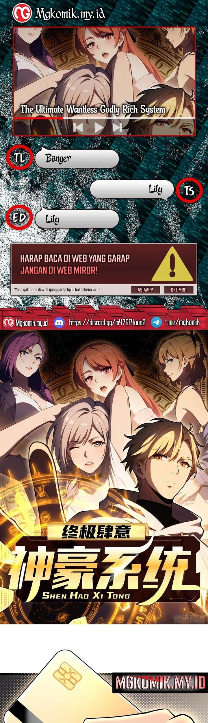 Baca Komik The Ultimate Wantless Godly Rich System Chapter 33 Gambar 1