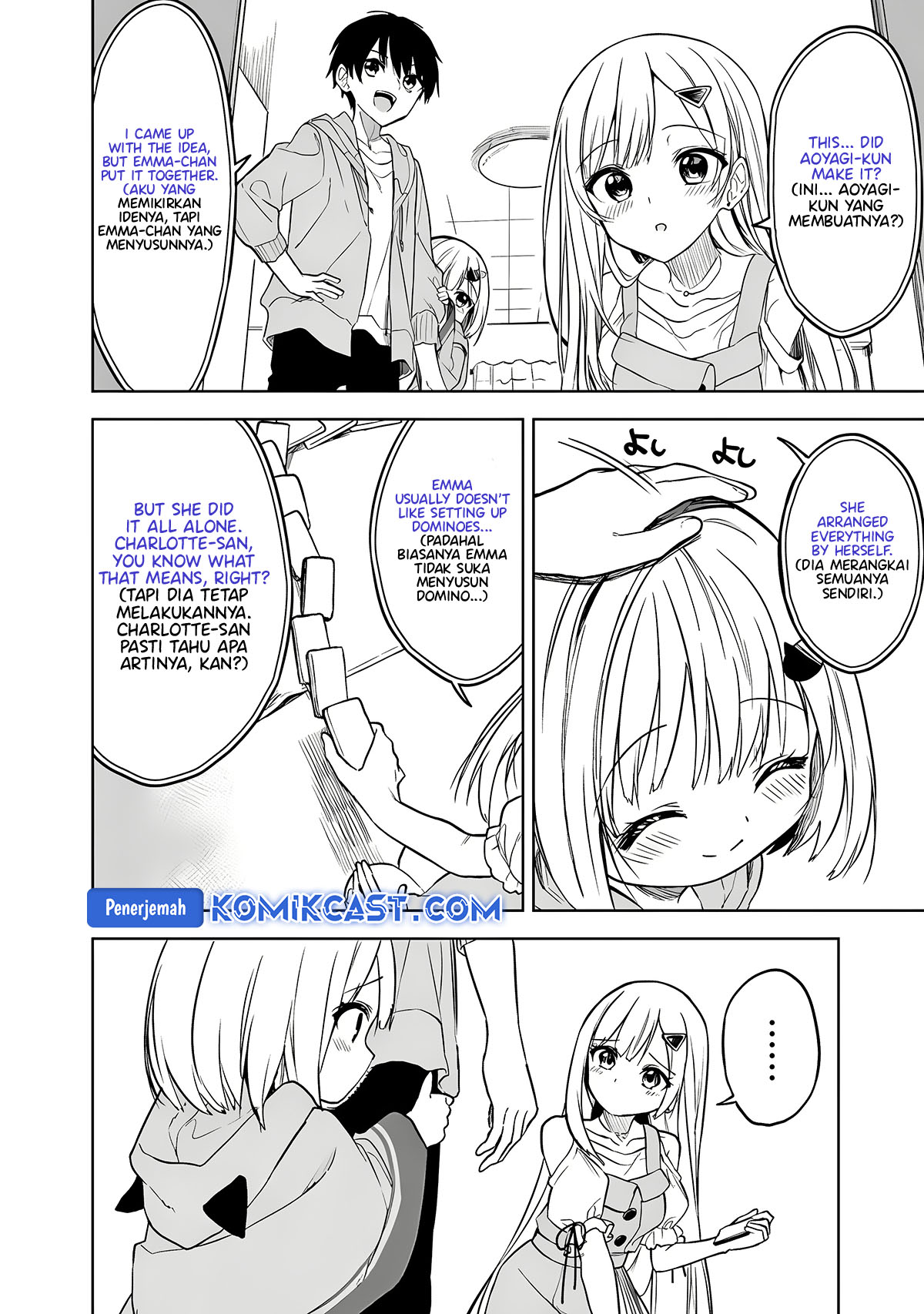 Maigo ni Natteita Youjo o Tasuketara, Otonari ni Sumu Bishoujo Ryuugakusei ga Ie ni Asobi ni Kuru You ni Natta Ken ni Tsuite Chapter 14 Gambar 12