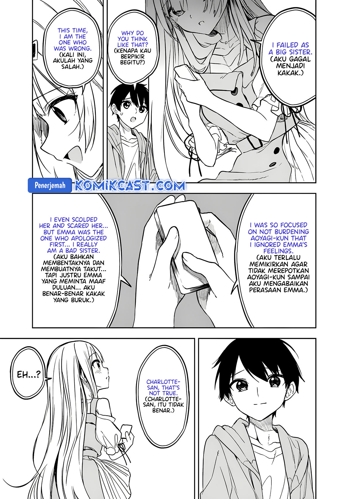 Maigo ni Natteita Youjo o Tasuketara, Otonari ni Sumu Bishoujo Ryuugakusei ga Ie ni Asobi ni Kuru You ni Natta Ken ni Tsuite Chapter 14 Gambar 13