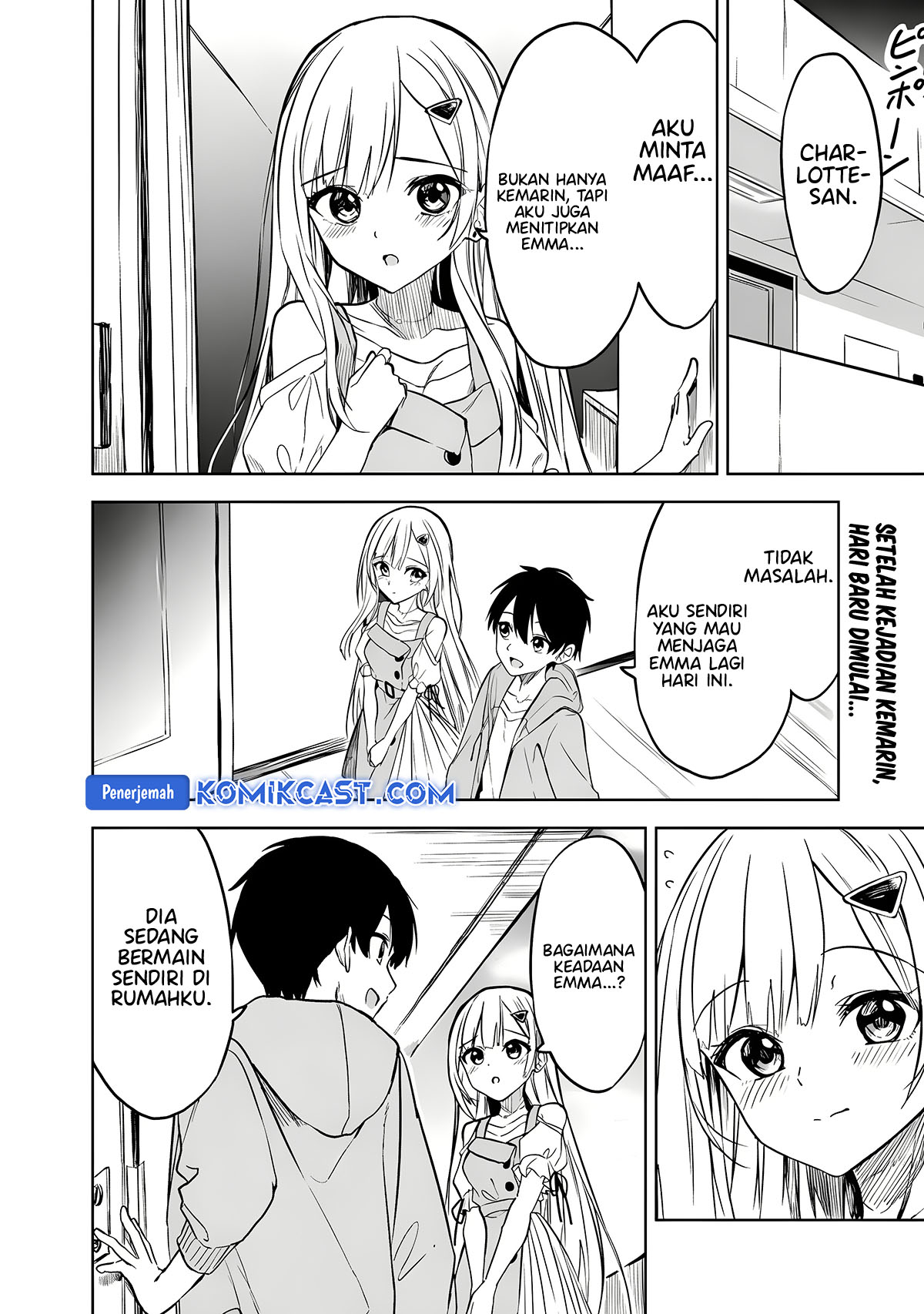 Maigo ni Natteita Youjo o Tasuketara, Otonari ni Sumu Bishoujo Ryuugakusei ga Ie ni Asobi ni Kuru You ni Natta Ken ni Tsuite Chapter 14 Gambar 3