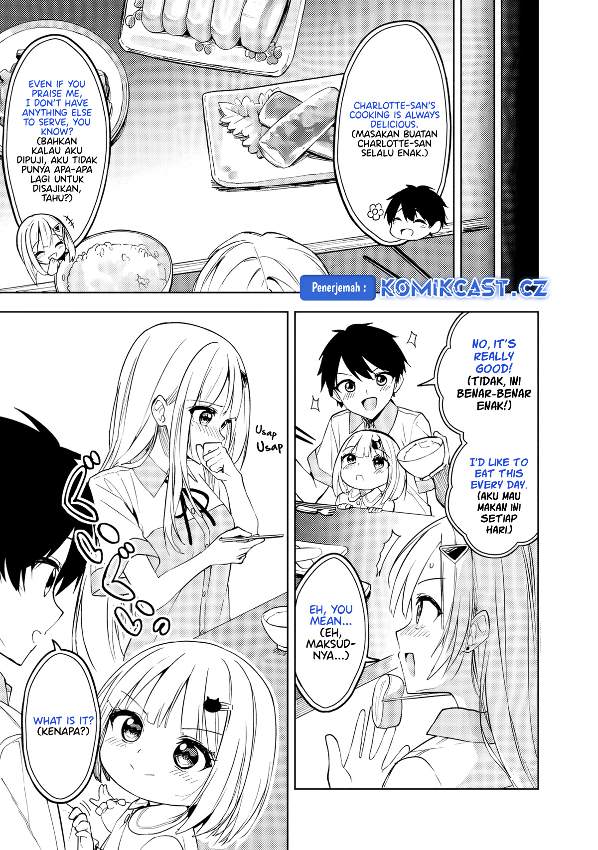 Maigo ni Natteita Youjo o Tasuketara, Otonari ni Sumu Bishoujo Ryuugakusei ga Ie ni Asobi ni Kuru You ni Natta Ken ni Tsuite Chapter 11 Gambar 10