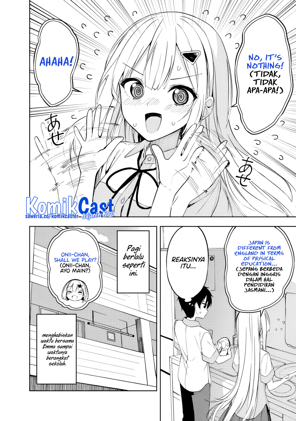Maigo ni Natteita Youjo o Tasuketara, Otonari ni Sumu Bishoujo Ryuugakusei ga Ie ni Asobi ni Kuru You ni Natta Ken ni Tsuite Chapter 11 Gambar 15