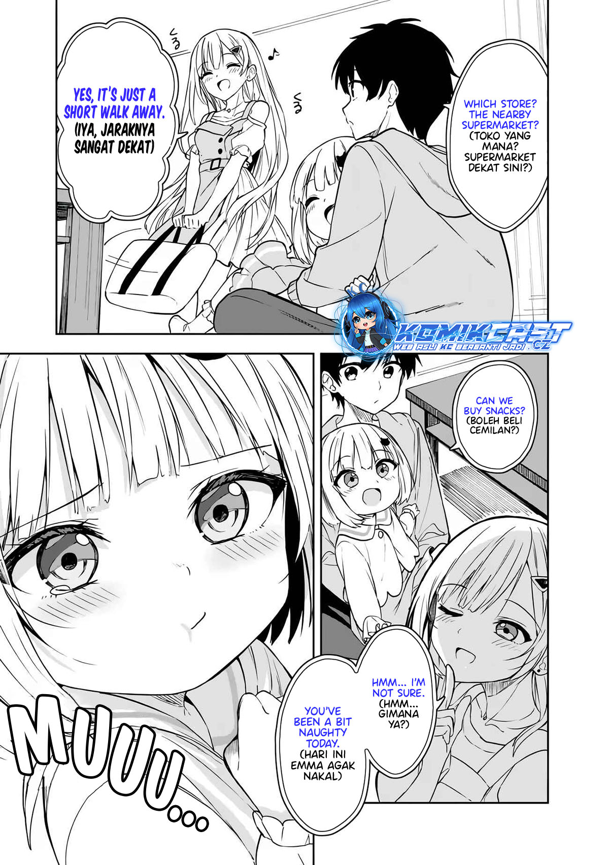 Maigo ni Natteita Youjo o Tasuketara, Otonari ni Sumu Bishoujo Ryuugakusei ga Ie ni Asobi ni Kuru You ni Natta Ken ni Tsuite Chapter 07 Gambar 12
