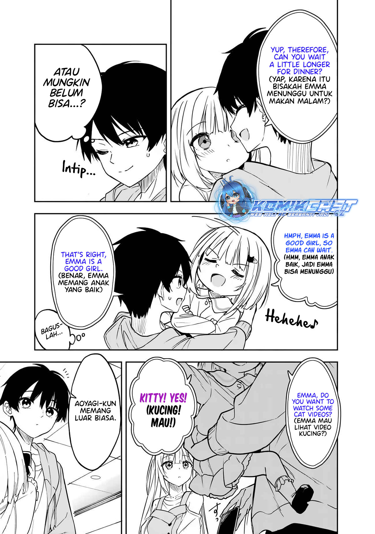 Maigo ni Natteita Youjo o Tasuketara, Otonari ni Sumu Bishoujo Ryuugakusei ga Ie ni Asobi ni Kuru You ni Natta Ken ni Tsuite Chapter 07 Gambar 20