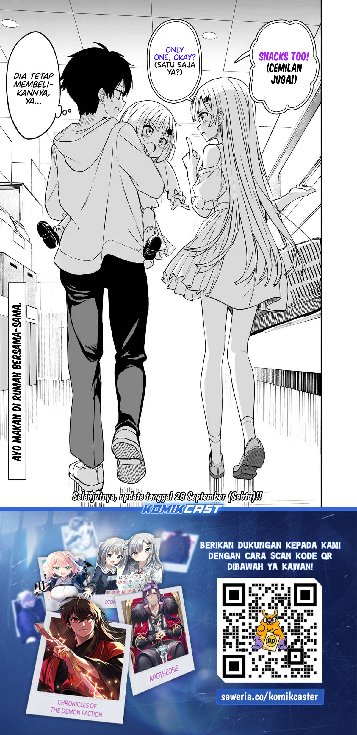 Maigo ni Natteita Youjo o Tasuketara, Otonari ni Sumu Bishoujo Ryuugakusei ga Ie ni Asobi ni Kuru You ni Natta Ken ni Tsuite Chapter 07 Gambar 24