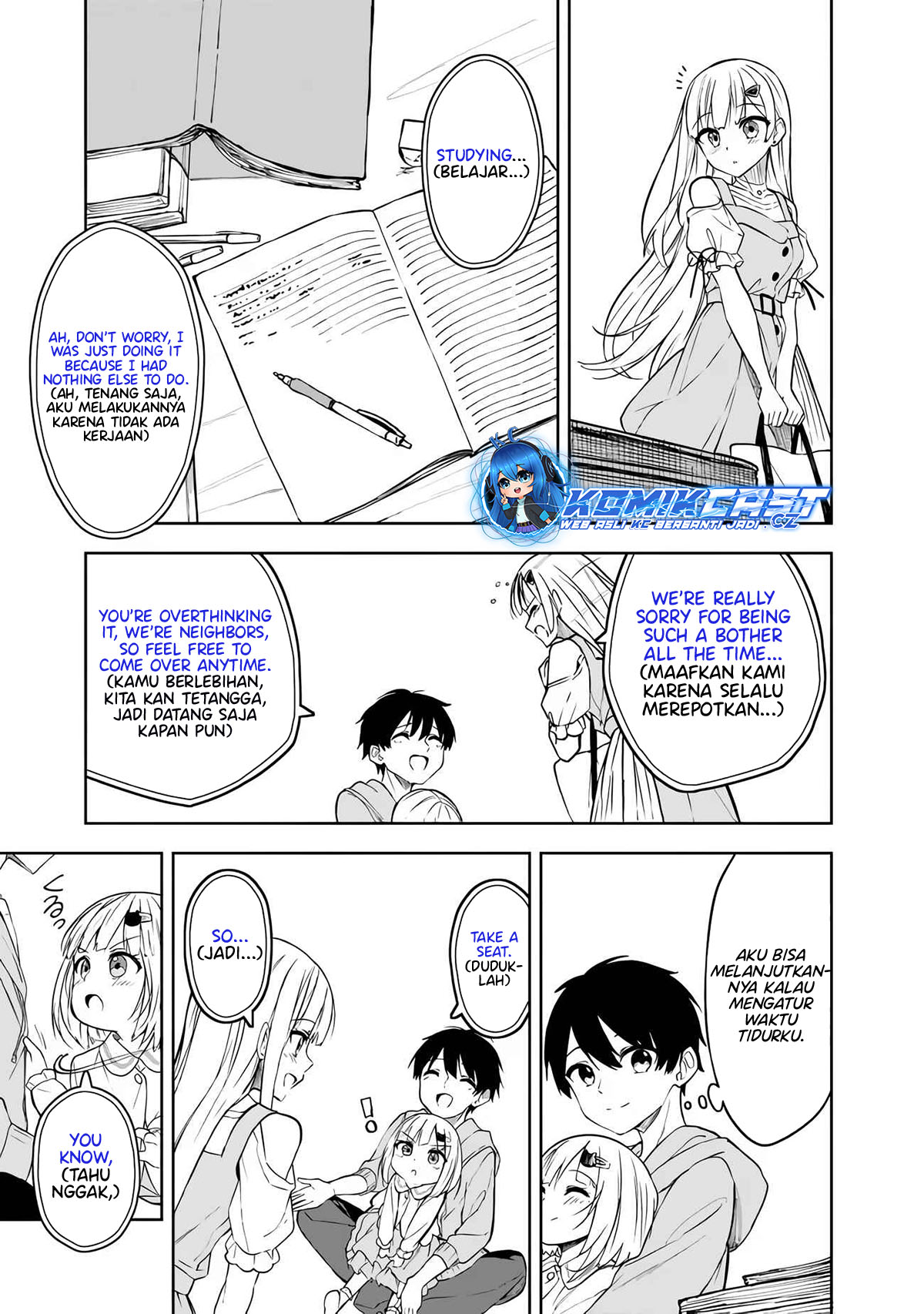 Maigo ni Natteita Youjo o Tasuketara, Otonari ni Sumu Bishoujo Ryuugakusei ga Ie ni Asobi ni Kuru You ni Natta Ken ni Tsuite Chapter 07 Gambar 4