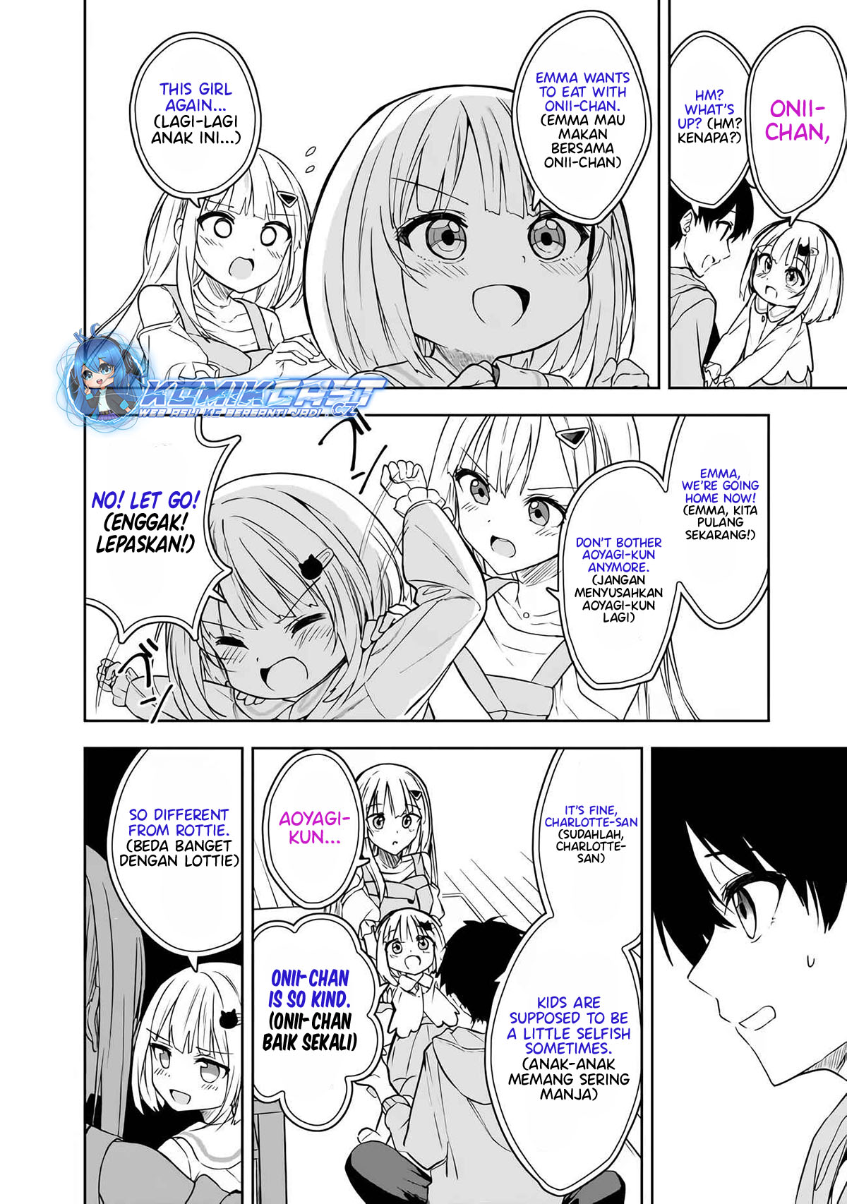 Maigo ni Natteita Youjo o Tasuketara, Otonari ni Sumu Bishoujo Ryuugakusei ga Ie ni Asobi ni Kuru You ni Natta Ken ni Tsuite Chapter 07 Gambar 9