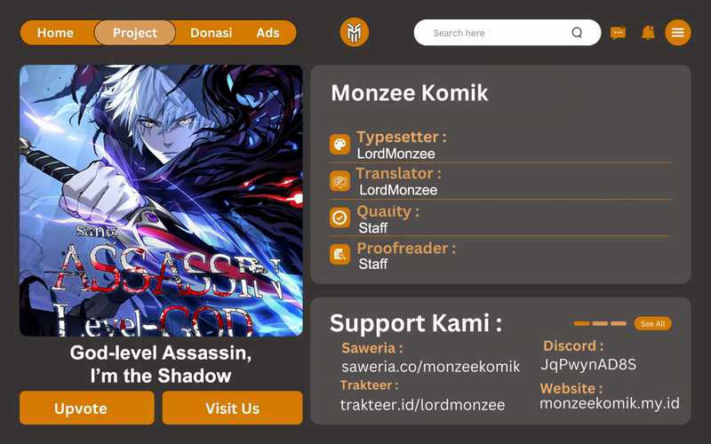 Baca Komik God-level Assassin, I’m the Shadow Chapter 02 Gambar 1