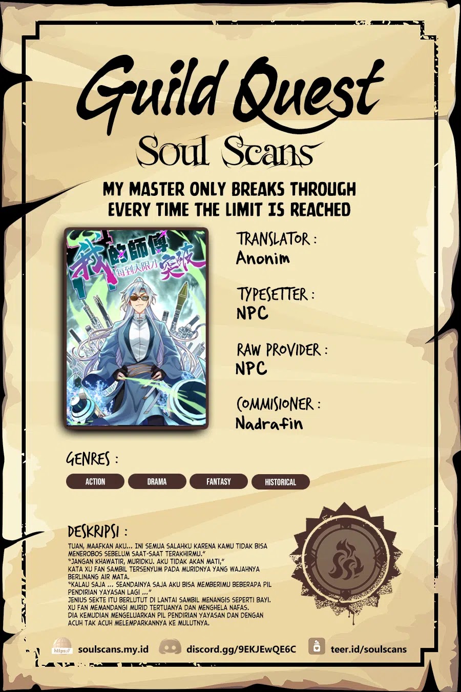 Baca Komik My Master Only Breaks Through Every Time the Limit Is Reached Chapter 98 Gambar 1