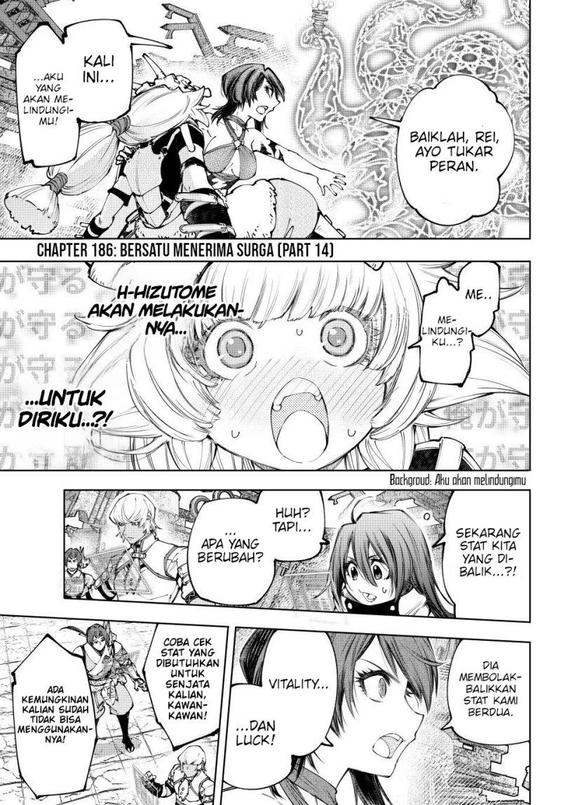 Baca Shangri-La Frontier ~ Kusoge Hunter, Kamige ni Idoman to su~ Chapter 186 Gambar 2